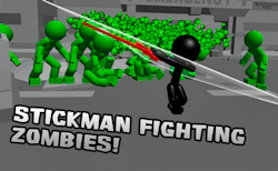 Stickman Killing Zombie 3D