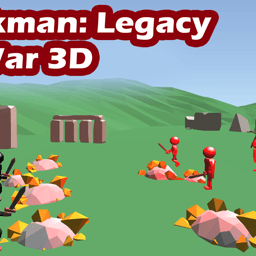 Stickman 3D Legacy of War Online strategy Games on taptohit.com