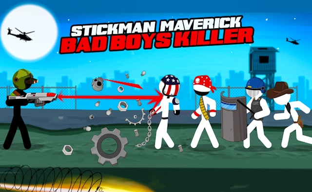 Stickman Maverick Bad Boys Killer game cover