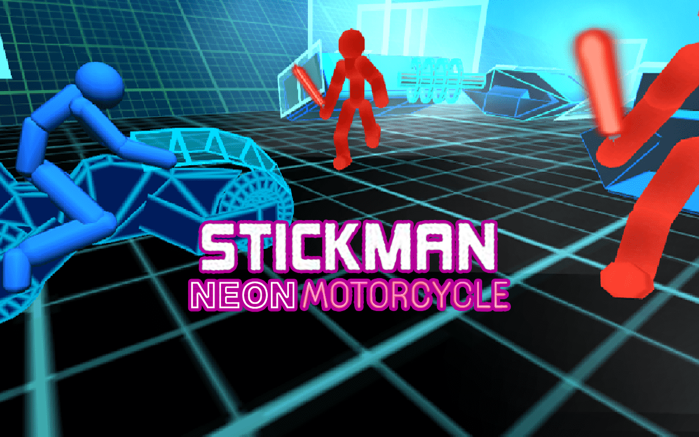 Stickman Neon Motorcycle Racing