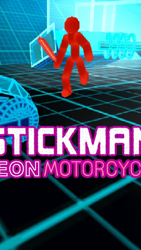 Stickman Neon Motorcycle Racing