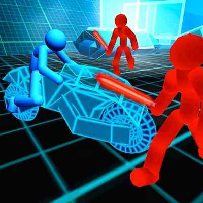 Stickman Neon Motorcycle Racing By Gamepix