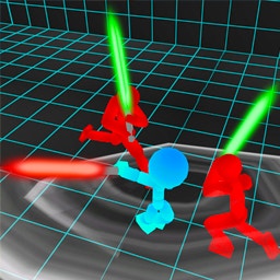 Stickman Neon Sword Fighting