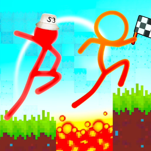 Want to play Stickman Parkour Skyland? Play this game online for