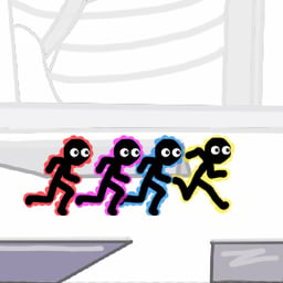 Stickman Party Electric Online arcade Games on taptohit.com