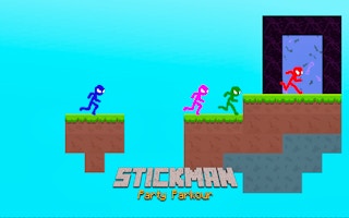 Stickman Party Parkour game cover