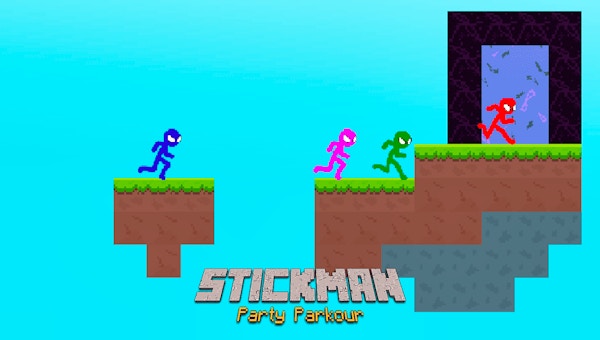 Stickman Party Parkour 🕹️ Play Now on GamePix