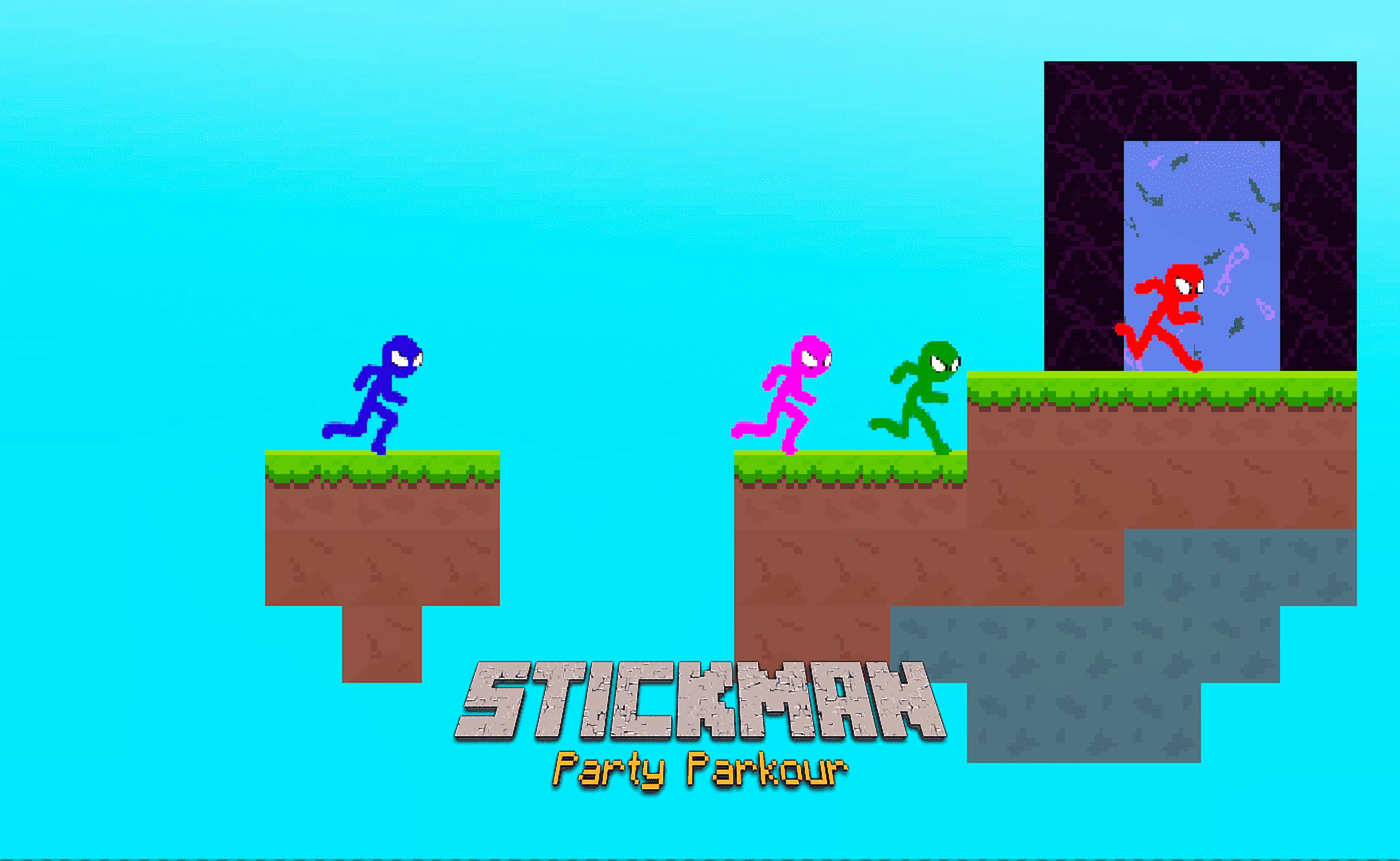 Stickman Party Parkour