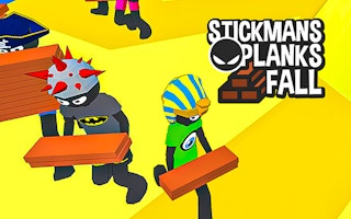 Stickman Planks Fall