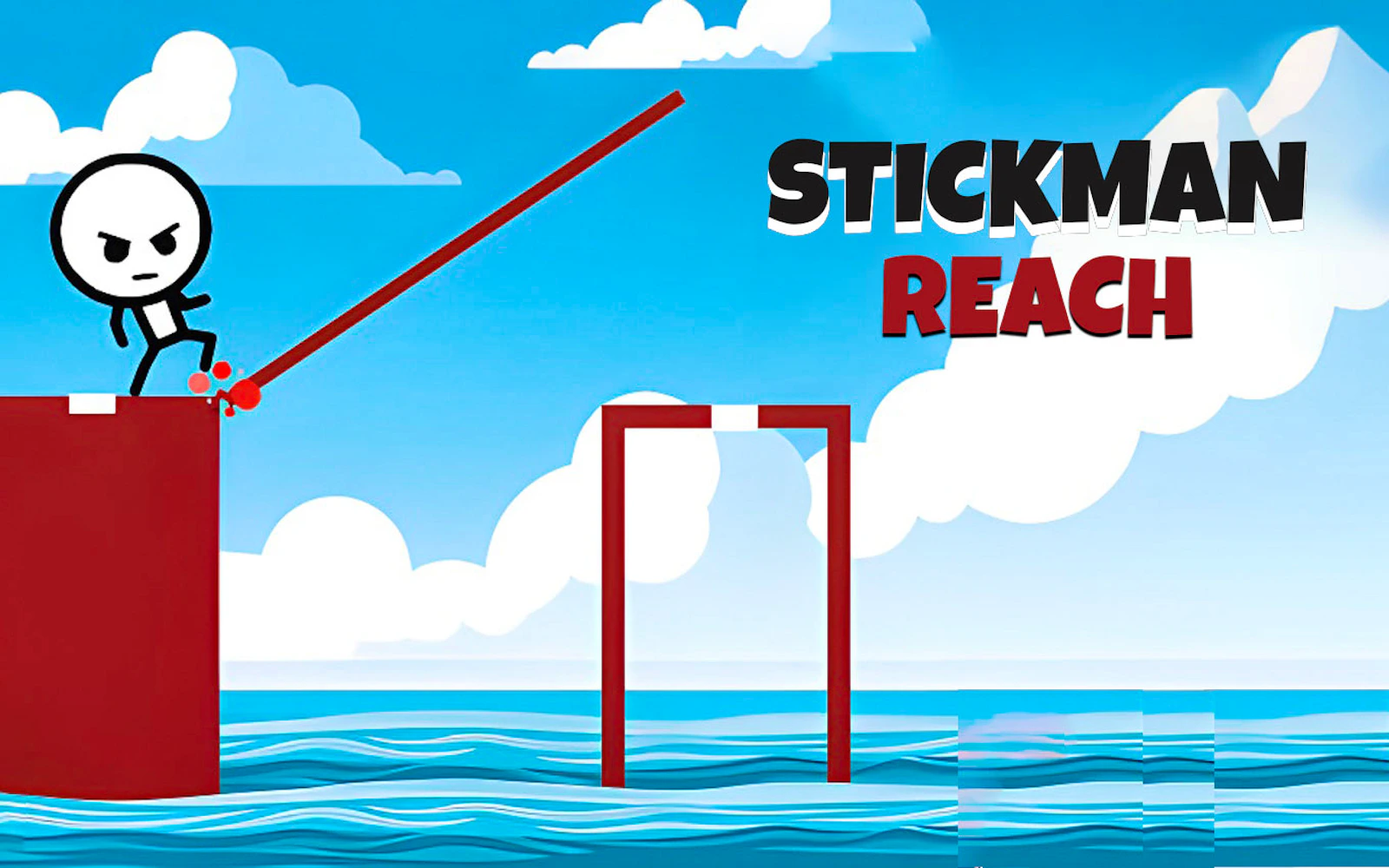 Stickman Reach — free online arcade game on Glaze Games