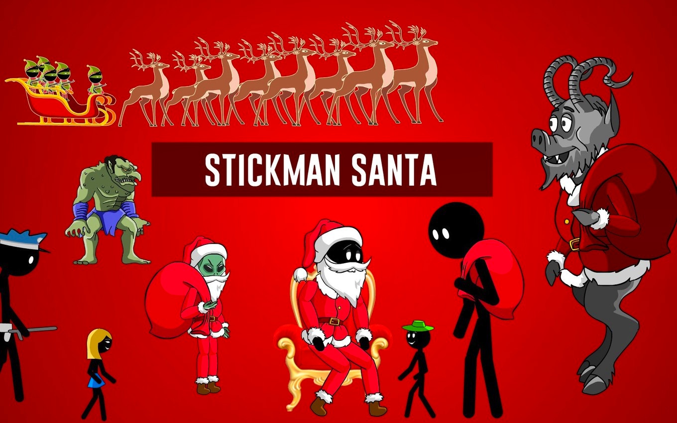 Stickman Santa