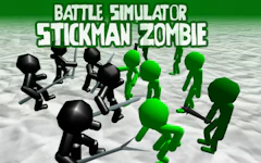 Battle Simulator Stickman Zombie — free online game