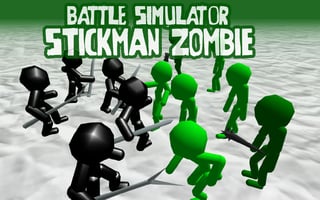 Battle Simulator Stickman  Zombie  game cover