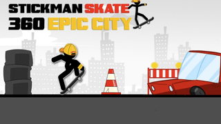 Stickman Skate 360 Epic City game cover