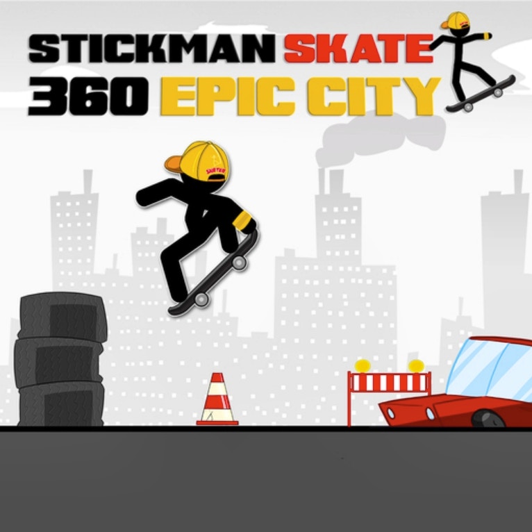 Stickman Skate 360 Epic City 🕹️ Jogue no Jogos123