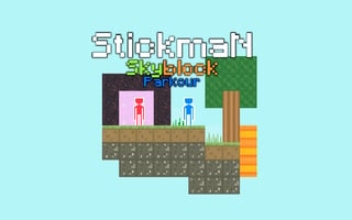 Stickman Skyblock Parkour game cover