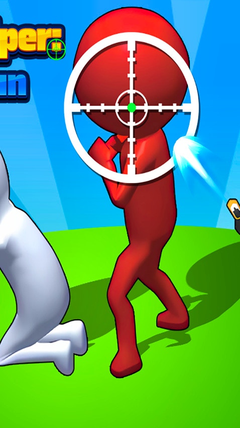 Stickman Sniper Western Gun