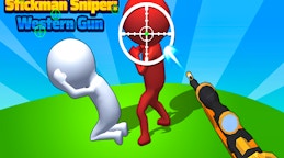Stickman Sniper Western Gun