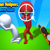 Stickman Sniper Western Gun