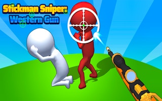 Stickman Sniper Western Gun