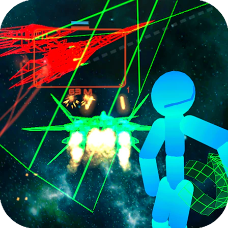 Stickman Space Fighter game thumbnail