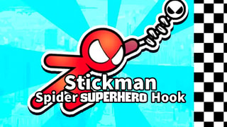 Stickman Spider Superhero with Hook