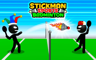 Stickman Sports Badminton game cover