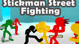 Stickman Street Fighting 3d game cover