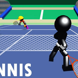 Juega gratis a Stickman Tennis 3D