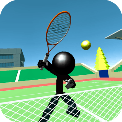 Stickman Tennis 3D By Gamepix