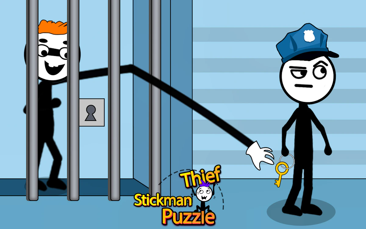 Play Stickman Thief Puzzle — free online Stickman game