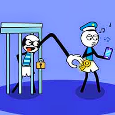 Stickman Troll Thief Puzzle By Gamepix