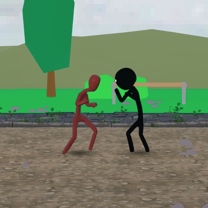 Stickman Street Fighting 3D on LittleGames