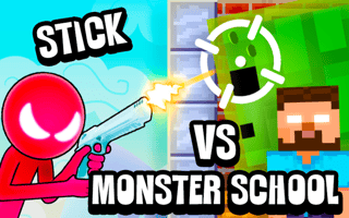 Juega gratis a Stickman vs Monster School