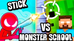 Stickman vs Monster School