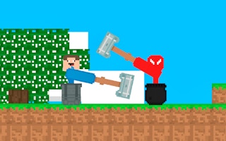 Stickman Vs Noob Hammer game cover