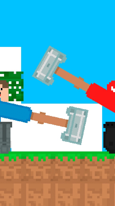 Stickman vs Noob Hammer