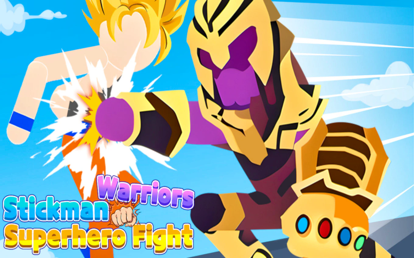Stickman Warriors Superhero Fight