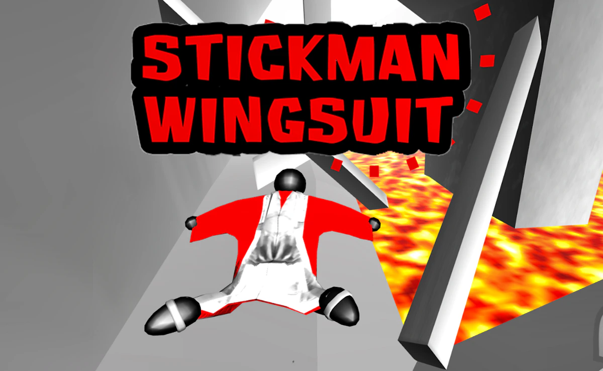 Play Stickman Wingsuit 3D — free online Sports game