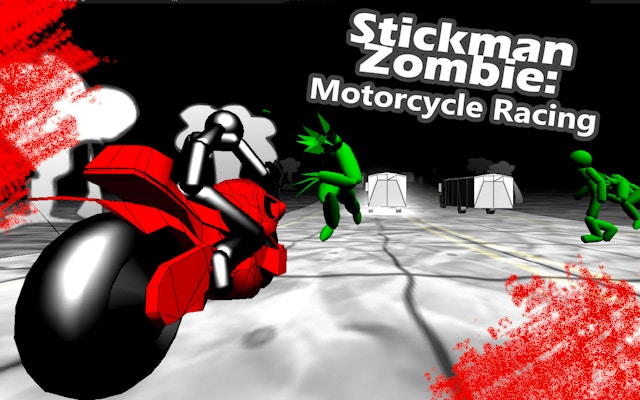Stickman Zombie Motorcycle Racing