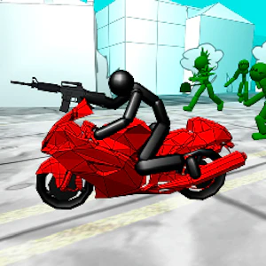 Stickman Zombie Motorcycle Racing Thumbnail