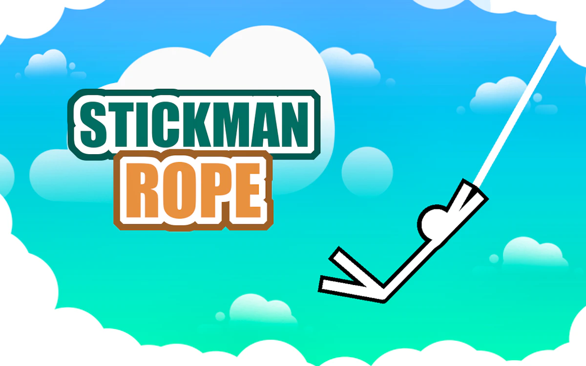Play Stickman Rope — free online Arcade game