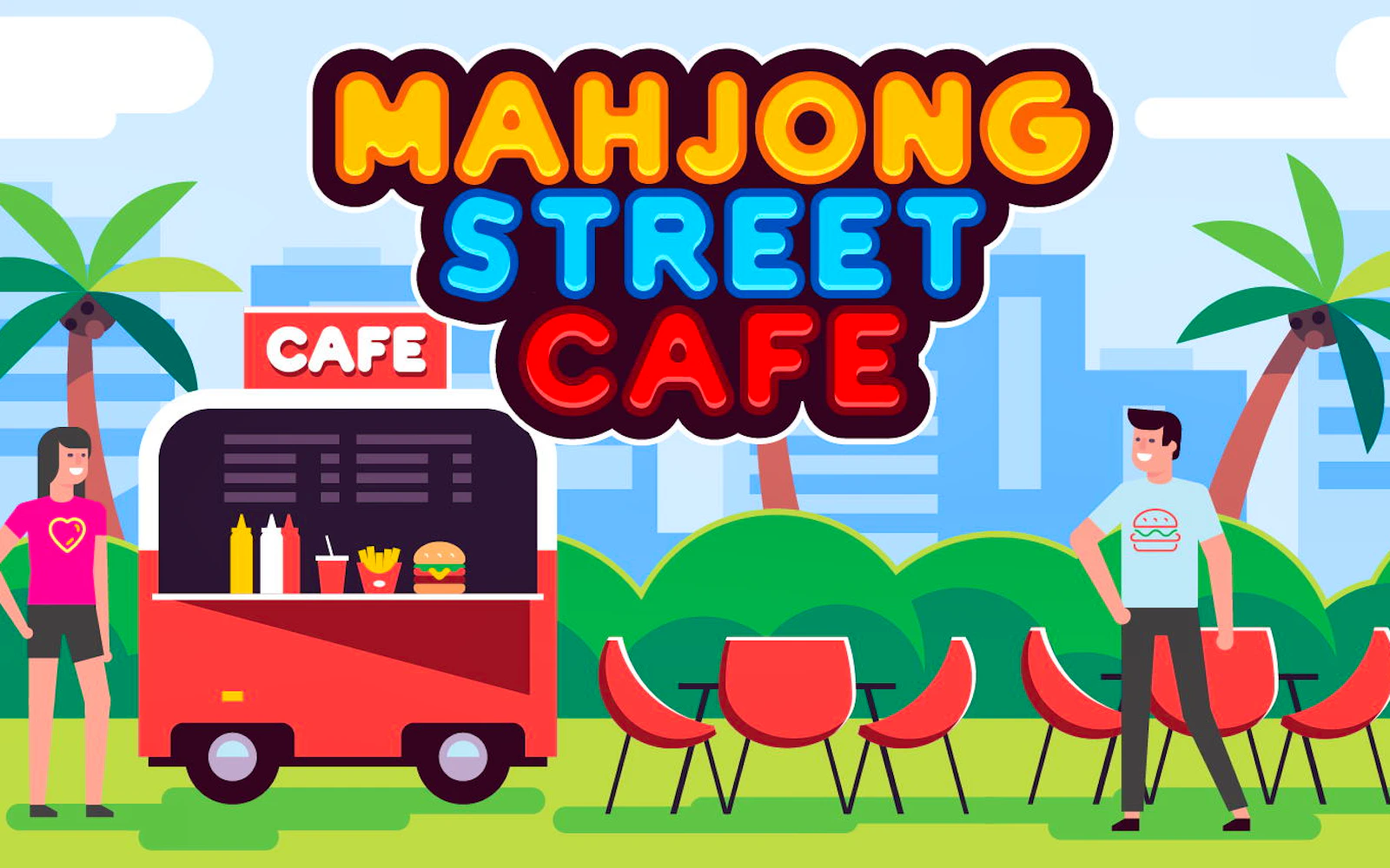 Mahjong Street Cafe — free online board game on Glaze Games