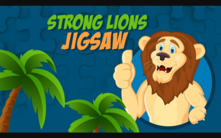 Strong Lions Jigsaw game cover