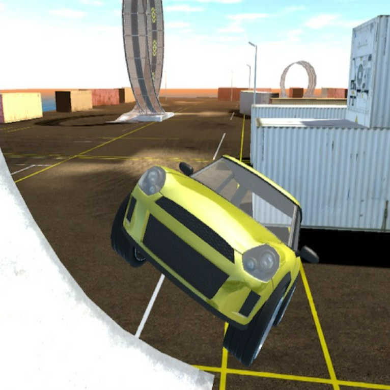 Racing Car Stunts: Crazy Track 🕹️ Play Now on GamePix