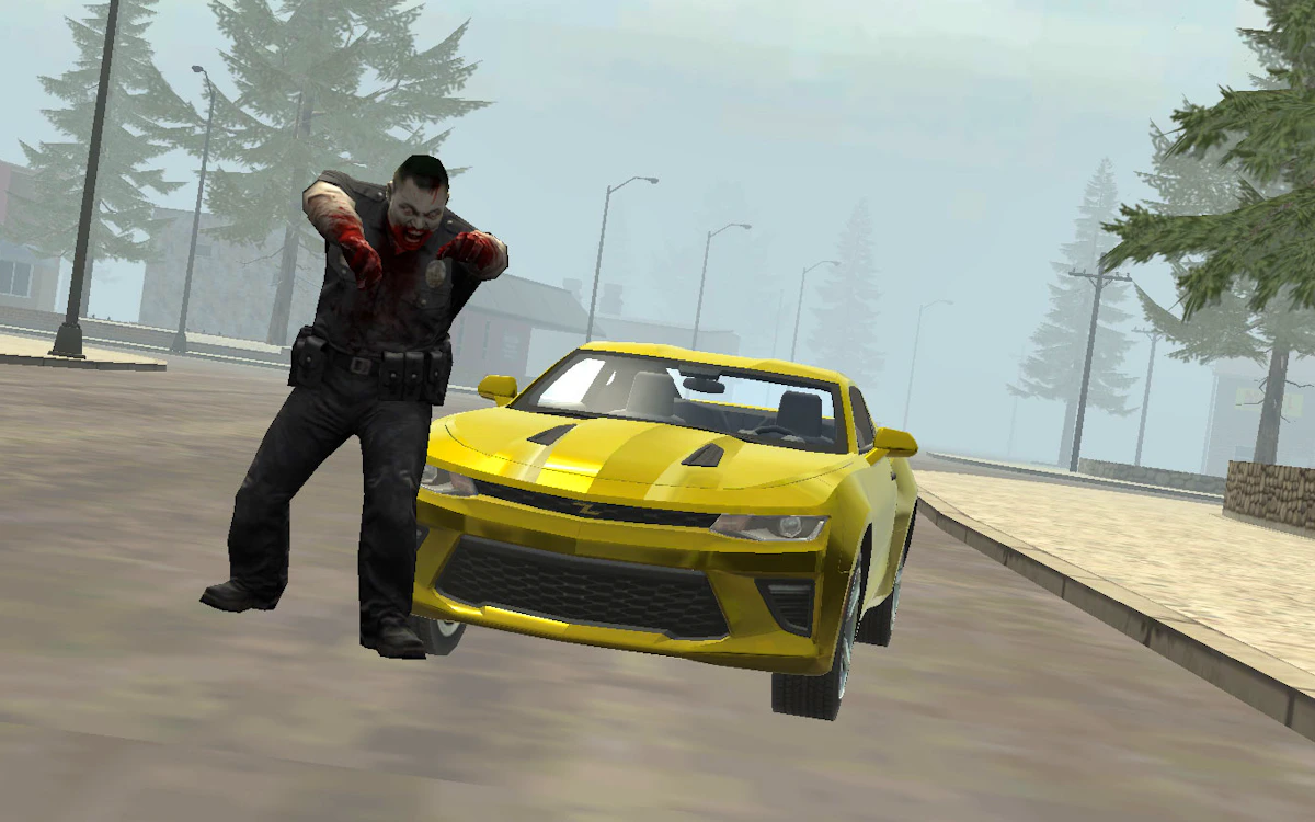 Play Suburbs Zombie Driving — free online Zombie game