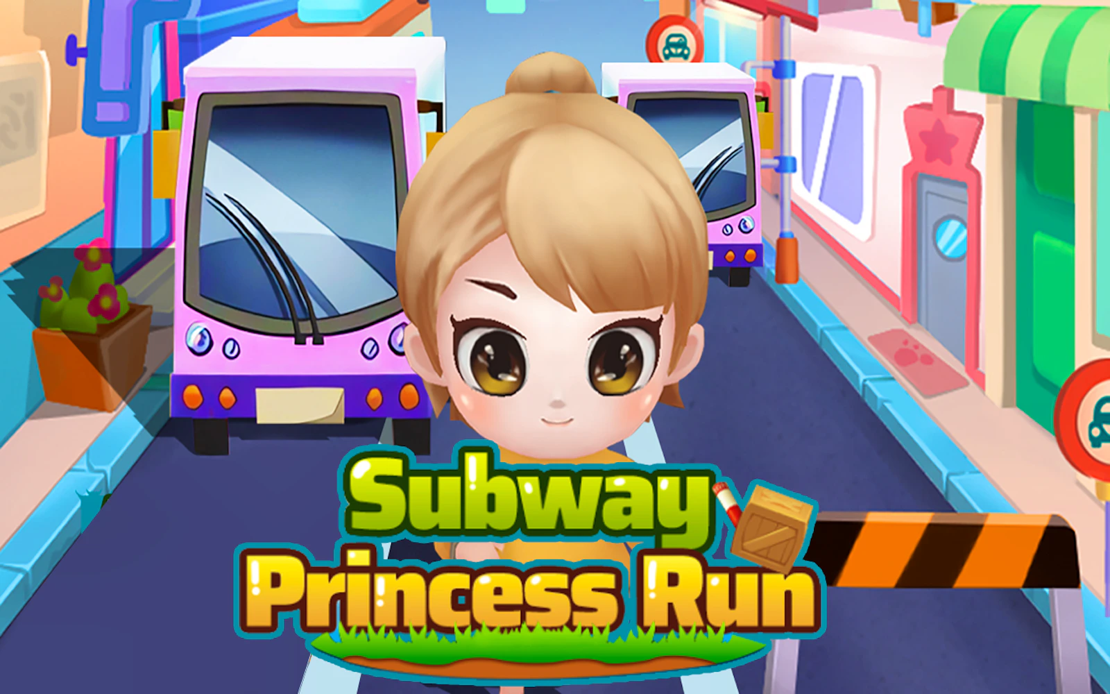 Subway Princess Run — free online arcade game on Glaze Games
