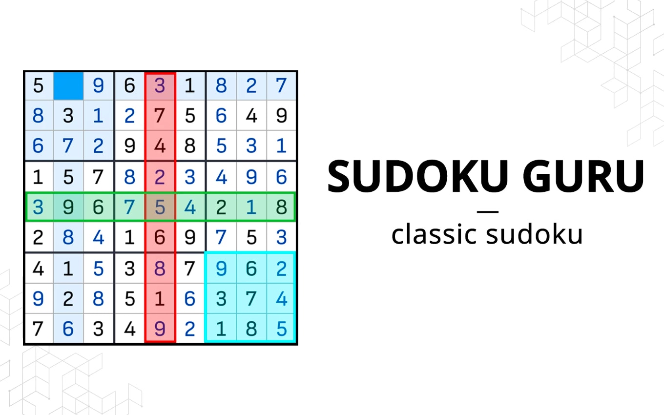 Sudoku Guru - classic sudoku