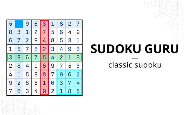 Sudoku Guru Classic Sudoku