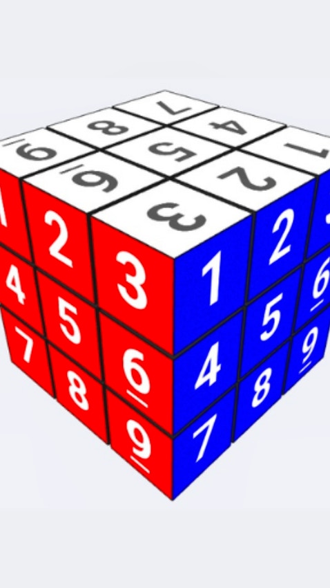 Sudoku Puzzle Cube